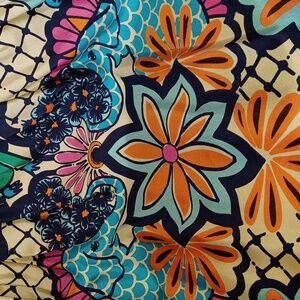 Lilly pulitzer  mod print silk skirt